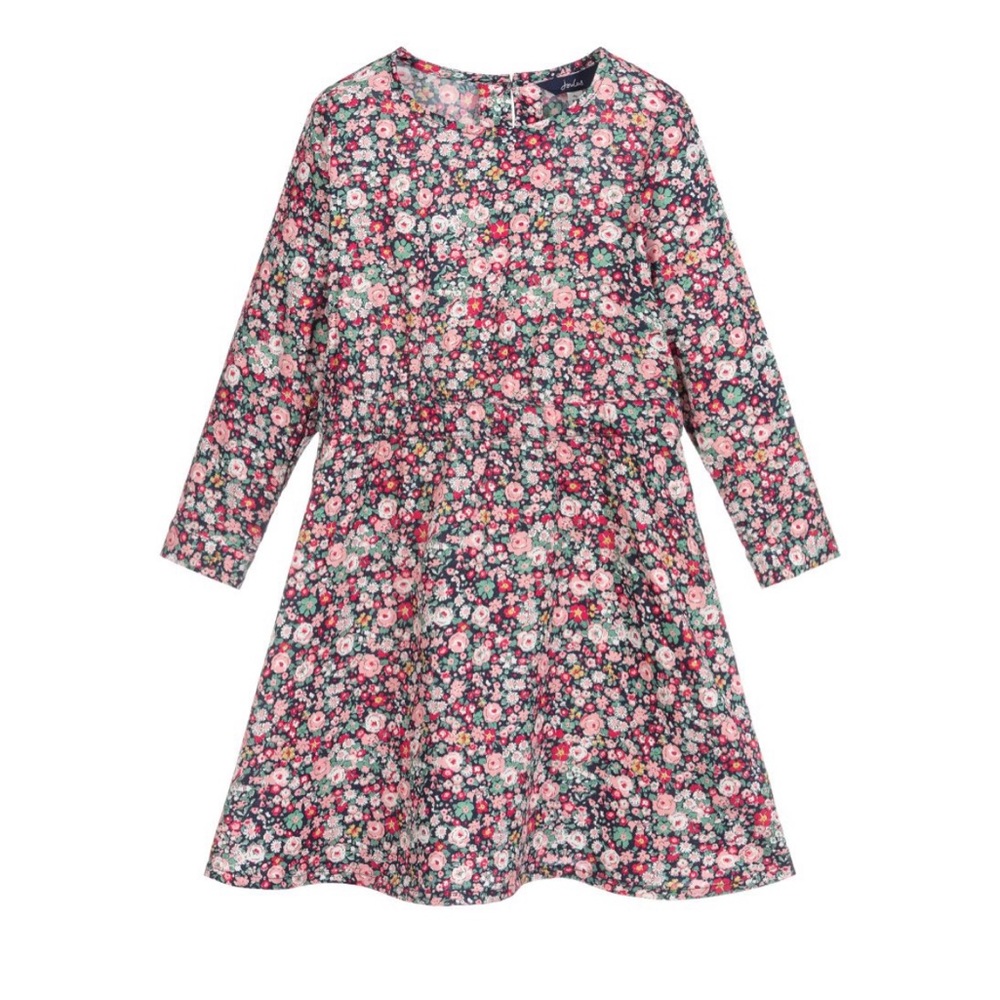 JOULES PINK & BLUE VISCOSE DRESS, Girls Size 2Y, NWT